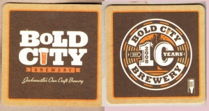 beer coaster from Bone Hook Brewing Co. ( FL-BOLD-6 )