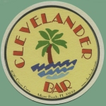 beer coaster from Coastal County Brewing Company ( FL-CLEV-1 )