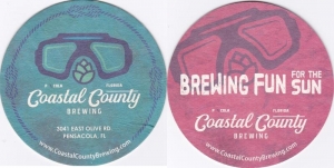 beer coaster from Coastal Dayz Brewery ( FL-COAT-2 )