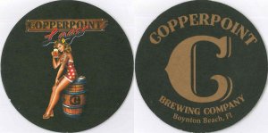 beer coaster from Coppertail Brewing ( FL-COPT-1 )