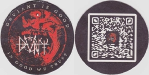 beer coaster from Deviant Wolfe Brewing Co ( FL-DEVA-1 )