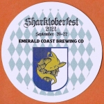 beer coaster from Emerald Republic Brewing Co ( FL-EMEL-1 )