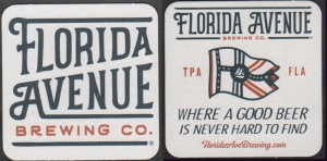 beer coaster from Florida Beer Brands (Flying Aces, Gator Lager, Old West Amber) ( FL-FLAV-2 )