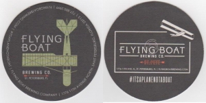 beer coaster from Fools Fire Brewing Company ( FL-FLYI-1 )