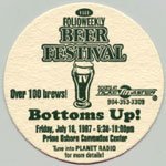 beer coaster from Fools Fire Brewing Company ( FL-FWBF-1997 )