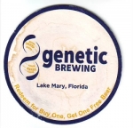 beer coaster from Gold Top Brewing Co. ( FL-GENE-1 )