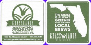 beer coaster from Gravity Brewlab ( FL-GRAS-2 )