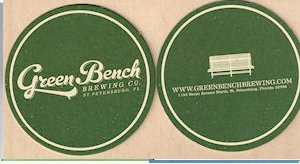 beer coaster from Green Room Brewing ( FL-GRENB-1A )