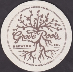 beer coaster from Gulf Coast Brewery ( FL-GROV-2 )