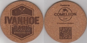 beer coaster from J. Wakefield Brewing ( FL-IVAN-3 )