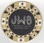 beer coaster from Jacksonville Brewing Co. ( FL-JWAK-3 )