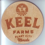 beer coaster from Kellys Caribbean Bar ( FL-KEEL-2 )