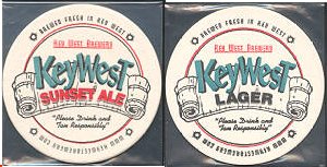 beer coaster from Khoffner Brewery ( FL-KEY-1 )