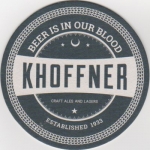 beer coaster from Kidders Brewery ( FL-KHOF-6 )