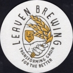 beer coaster from Legacy Ale Works ( FL-LEAV-1 )