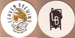 beer coaster from Legacy Ale Works ( FL-LEAV-3 )