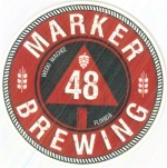 beer coaster from Marlin Brewing Corp. ( FL-M48-2 )