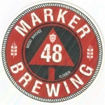 beer coaster from Marlin Brewing Corp. ( FL-M48-3 )