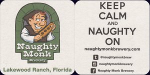 beer coaster from New Smyrna Beach Brewing ( FL-NAMO-2 )