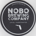 beer coaster from Ocean Republic Brewing ( FL-NOBO-2 )