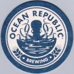 beer coaster from Ocean Sun Brewing ( FL-OCEN-3 )