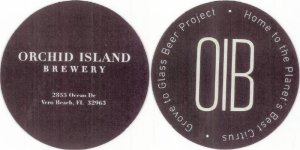 beer coaster from Orlando Brewing Co.  ( FL-ORID-3 )