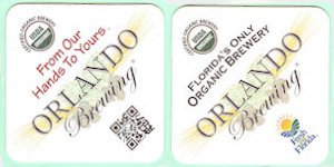 beer coaster from Ormond Brewing Co. ( FL-ORL-1 )