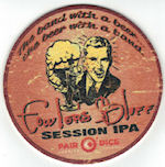 beer coaster from Palm City Brewing Company ( FL-PAIR-2 )