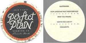 beer coaster from Persimmon Hollow Brewery ( FL-PERF-1 )