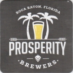 beer coaster from Quality Brewing Co. ( FL-PROS-1 )