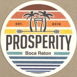 beer coaster from Quality Brewing Co. ( FL-PROS-2 )