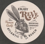 beer coaster from Right Around the Corner-Arcade Brewery ( FL-REVE-1 )