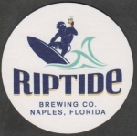 beer coaster from River City Brewing Co.  ( FL-RIPT-4 )