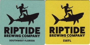 beer coaster from River City Brewing Co.  ( FL-RIPT-9 )