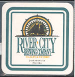 beer coaster from Riverwalk Brewery ( FL-RVCY-1 )