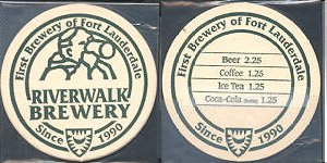 beer coaster from Rock Brothers Brewing ( FL-RVWK-1 )