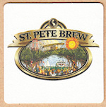 beer coaster from State of Sunshine Brewing Company ( FL-STP-1 )