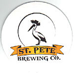 beer coaster from State of Sunshine Brewing Company ( FL-STP-7 )