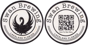 beer coaster from Swell Beer ( FL-SWAN-2 )