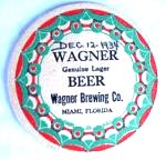 beer coaster from Walking Tree Brewery ( FL-WAGFL-2 )