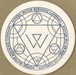 beer coaster from Wulfaven Brewing Co ( FL-WOVE-1 )