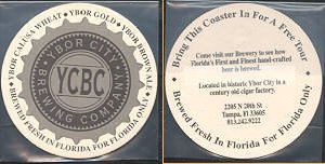 beer coaster from Ye Olde Brothers Brewery ( FL-YBOR-2 )