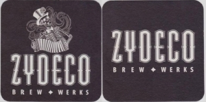 beer coaster from Zeta Brewing Co.  ( FL-ZYDE-2 )