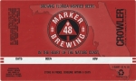 beer label from Marlin Brewing Corp. ( FL-M48-LAB-1 )