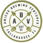 beer sticker from Ancient City Brewing ( FL-AMIU-STI-1 )