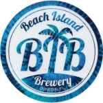 beer sticker from Beachside Brew Pub ( FL-BEAH-STI-1 )