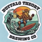 beer sticker from Bugnutty Brewing Co. ( FL-BUFF-STI-1 )