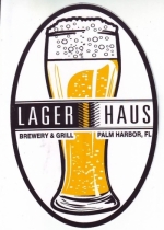 beer sticker from Lagerhead Brewing Co ( FL-LAGE-STI-2 )