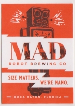 beer sticker from Magic 13 Brewing Co. ( FL-MADR-STI-1 )