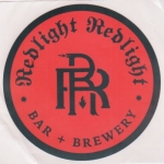 beer sticker from Red Pig Brewery ( FL-REDL-STI-1 )